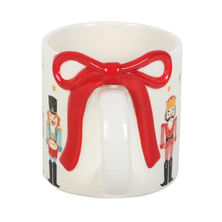 Christmas Nutcracker with Bow Ceramic Mug