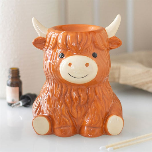 Highland Cow Ceramic Wax Warmer