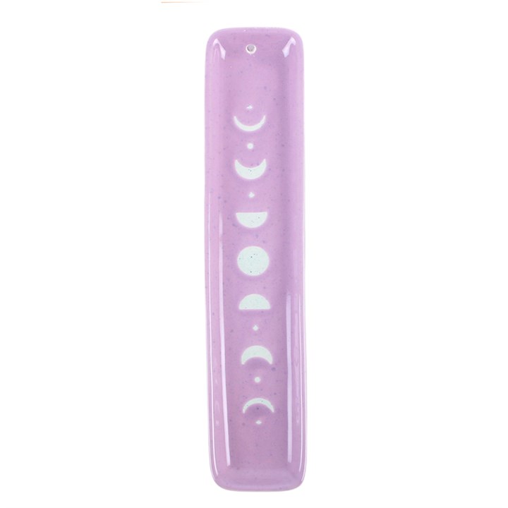 Purple Moon Phase Ceramic Incense Ash Catcher