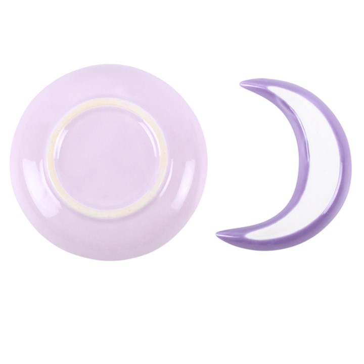 Purple Moon Ceramic Stacking Trinket Dish