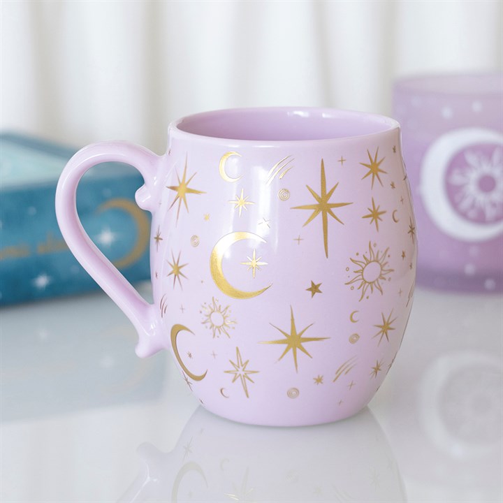 Purple Pastel Skies Ceramic Mug