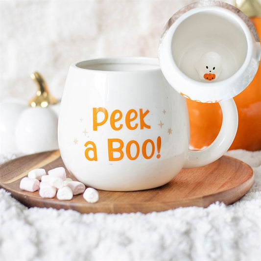 CLEARANCE Peekaboo Ghost Ceramic Mug