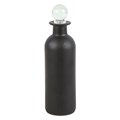 CLEARANCE Black Decorative Witches Brew Glass Potion Bottle