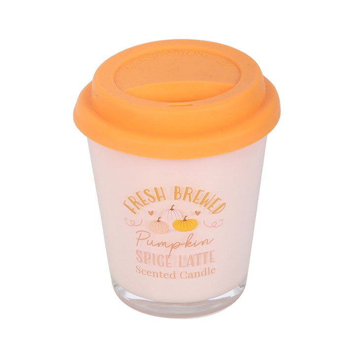 Fresh Brewed Pumpkin Spice Latte Scented Lidded Candle