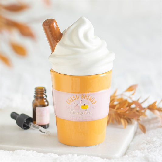 Pumpkin Spice Latte Ceramic Wax Warmer
