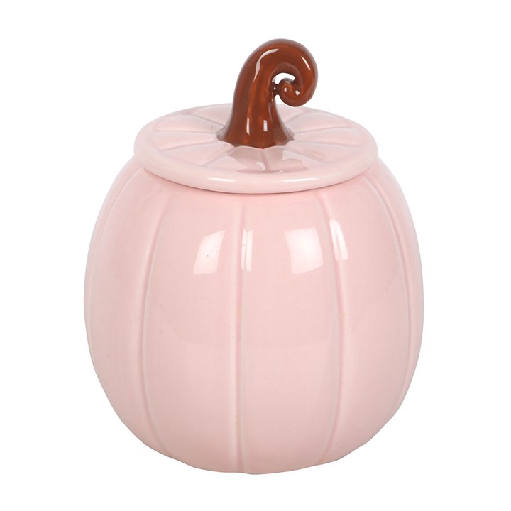 Pink Curly Pumpkin Ceramic Wax Warmer