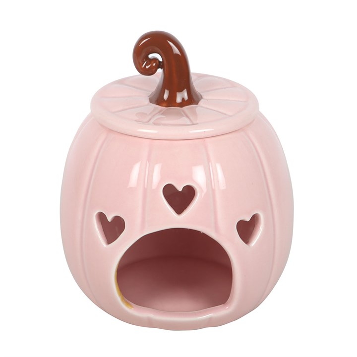Pink Curly Pumpkin Ceramic Wax Warmer