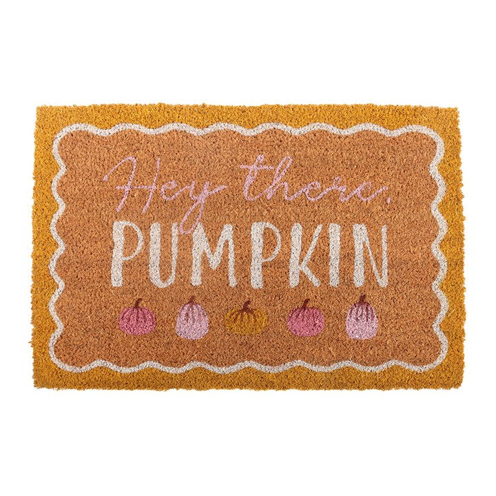 Hey There Pumpkin Natural Doormat
