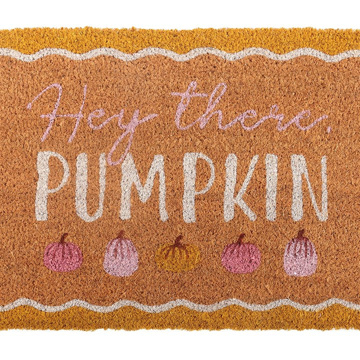 Hey There Pumpkin Natural Doormat