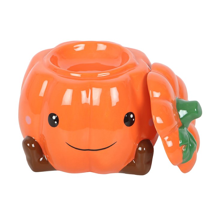 CLEARANCE Cute Smiling Pumpkin Ceramic Wax Warmer