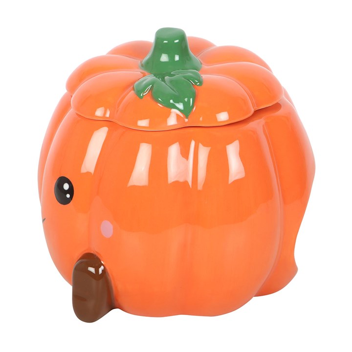 CLEARANCE Cute Smiling Pumpkin Ceramic Wax Warmer