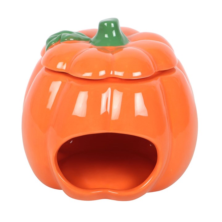 CLEARANCE Cute Smiling Pumpkin Ceramic Wax Warmer