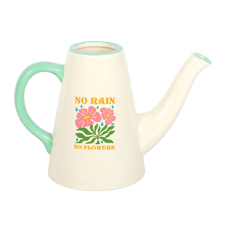 Ceramic Watering Can Flower Vase