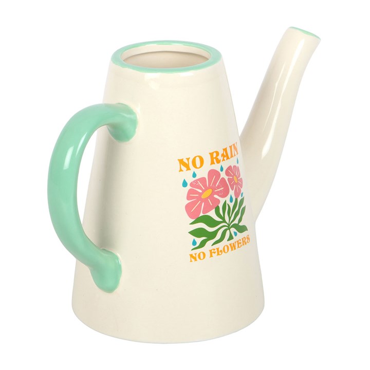 Ceramic Watering Can Flower Vase