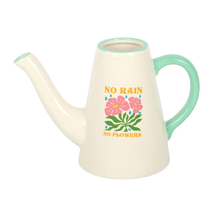 Ceramic Watering Can Flower Vase