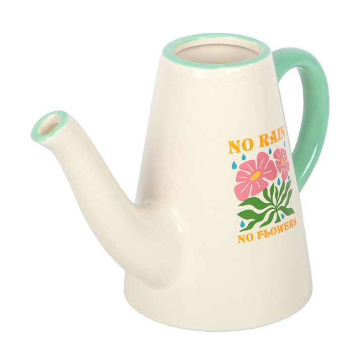 Ceramic Watering Can Flower Vase