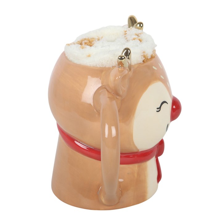 Ruby the Reindeer Christmas Ceramic Mug and Socks Set