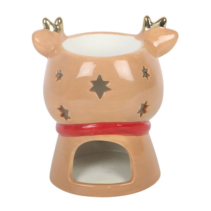 Ruby Reindeer Christmas Ceramic Wax Warmer