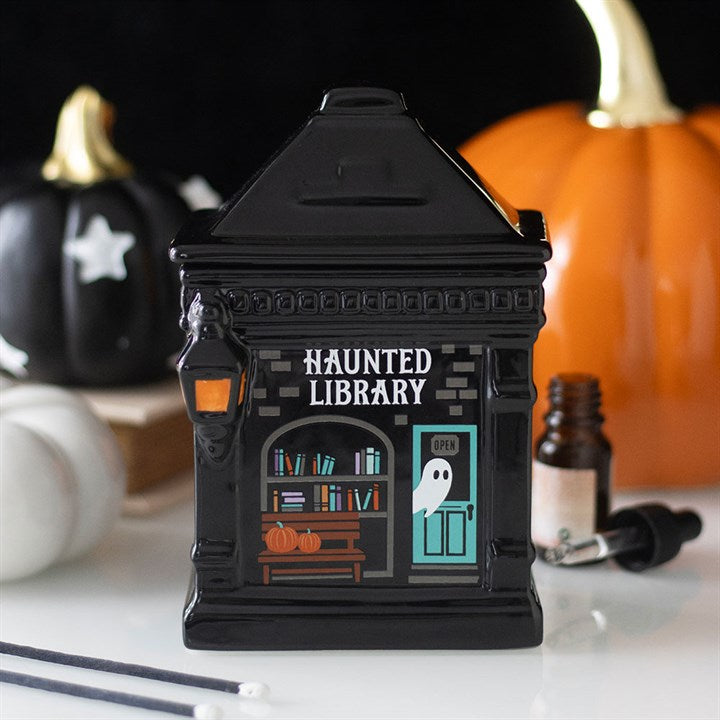 Haunted Library Ceramic Wax Warmer