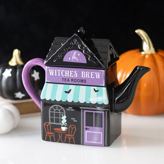 Witches' Brew Tea Room Ceramic Teapot