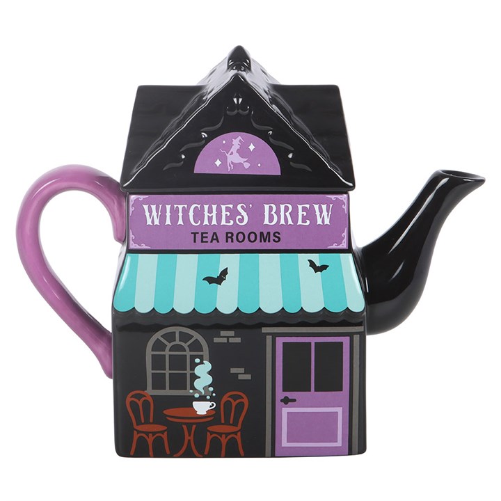 Witches' Brew Tea Room Ceramic Teapot