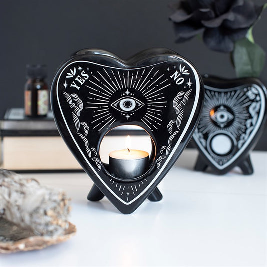 Black Planchette Ceramic Wax Warmer