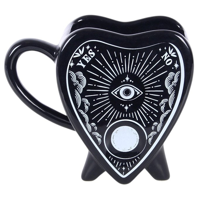 Black Planchette Ceramic Mug