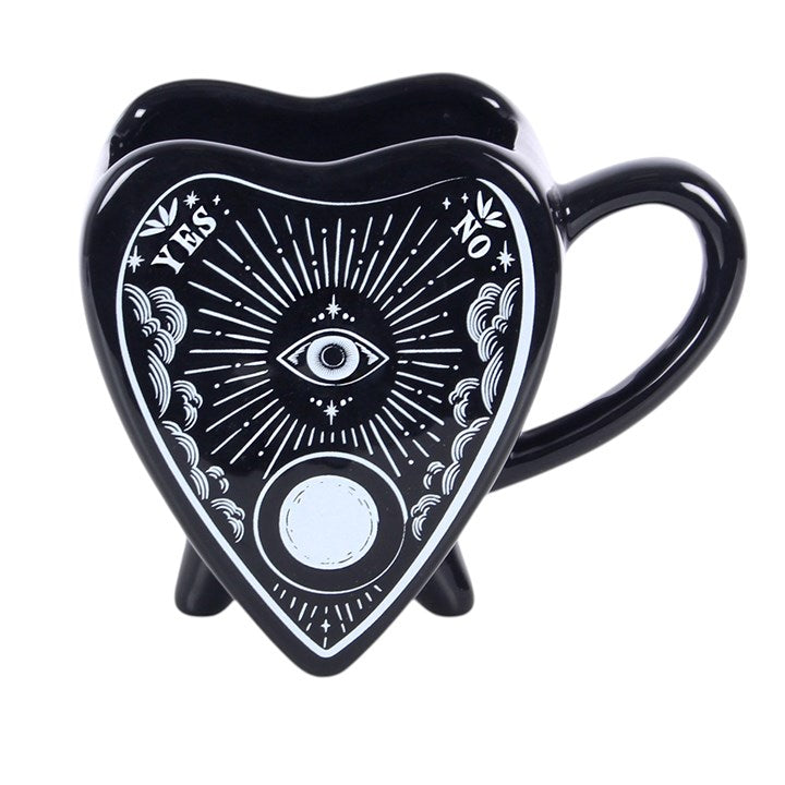 Black Planchette Ceramic Mug
