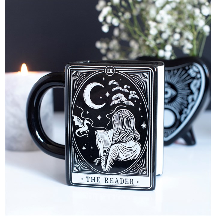 The Reader Book Shaped Ceramic Mug