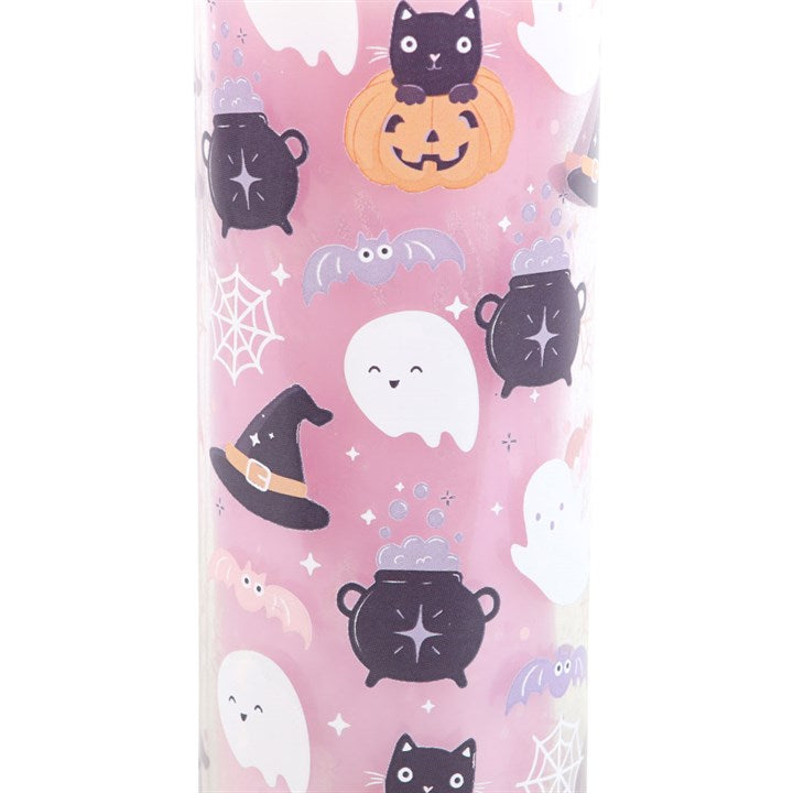 CLEARANCE Pastel Halloween Candy Apple Tube Candle