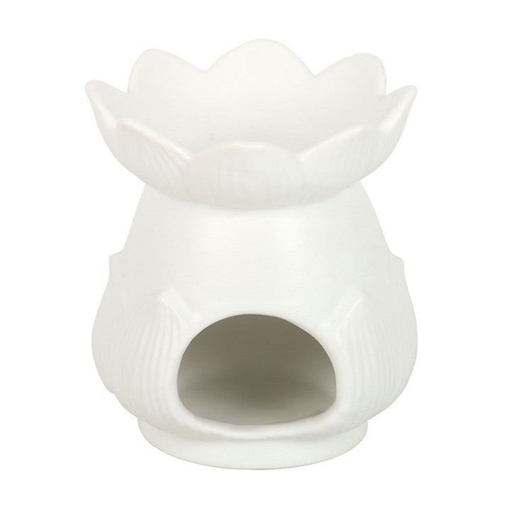 White Lotus Ceramic Wax Warmer