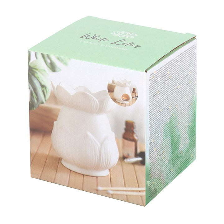 White Lotus Ceramic Wax Warmer