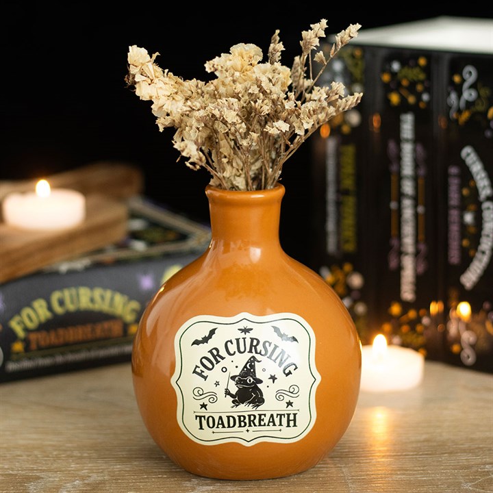 Toadbreath Ceramic Potion Bottle Vase & Candle Holder