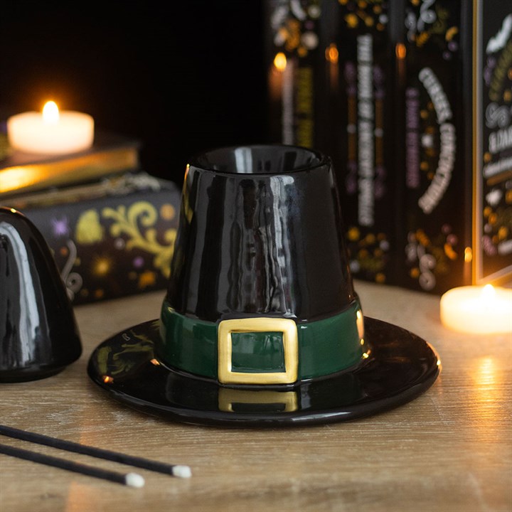 Black Witch Hat Ceramic Wax Warmer