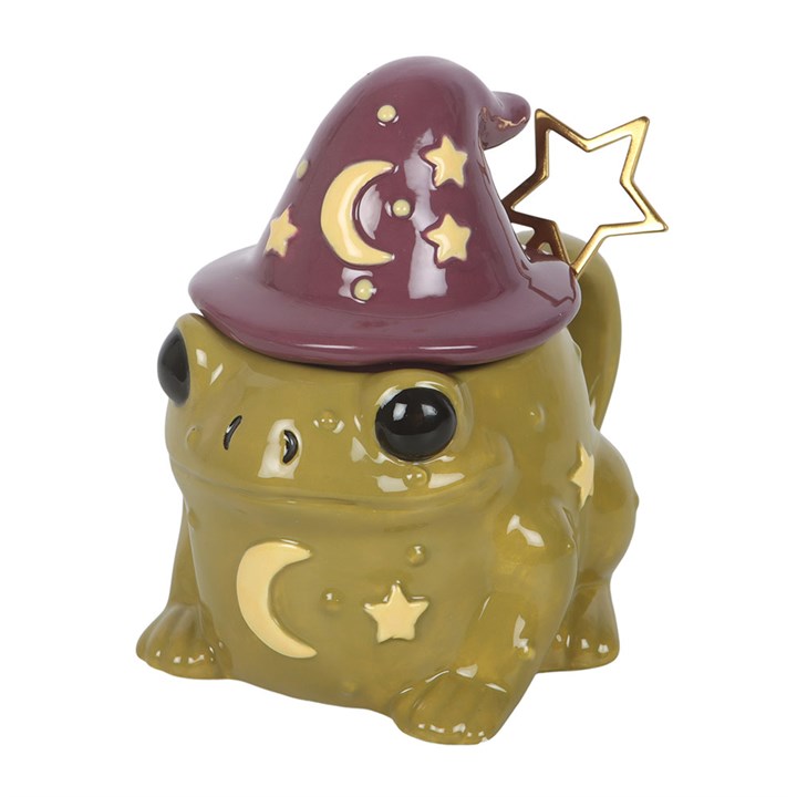 Magic Toad Shaped Ceramic Mug with Spoon