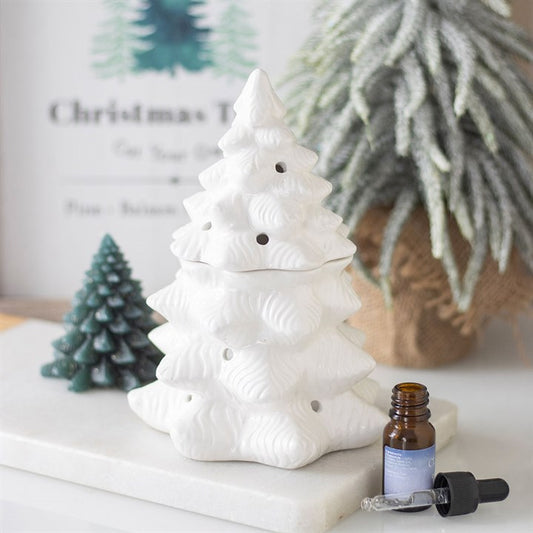 CLEARANCE White Fir Christmas Tree Wax Warmer