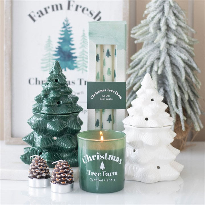 CLEARANCE White Fir Christmas Tree Wax Warmer