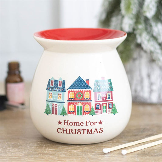Home for Christmas Ceramic Wax Warmer
