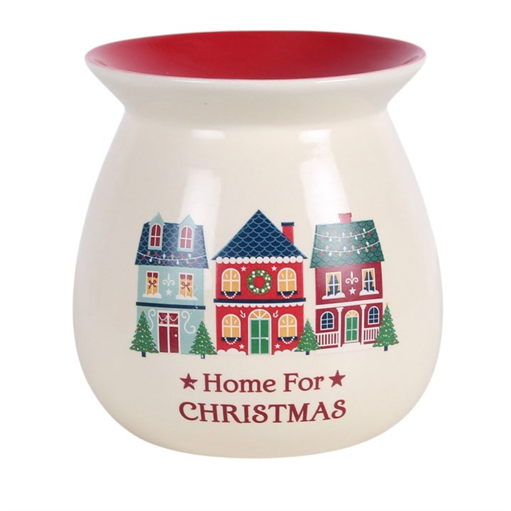Home for Christmas Ceramic Wax Warmer