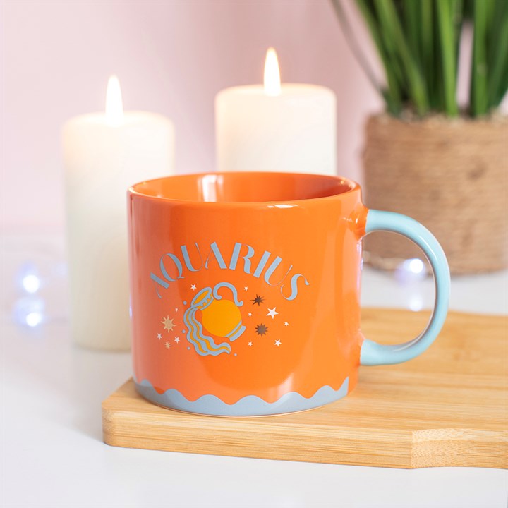 Zodiac Zest Aquarius Ceramic Mug