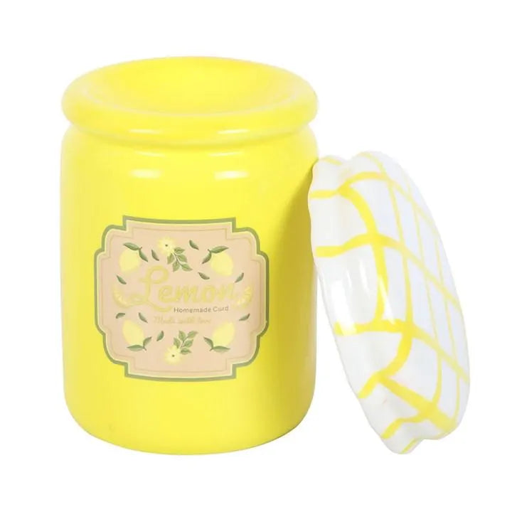 CLEARANCE Lemon Curd Jar Red Ceramic Wax Warmer