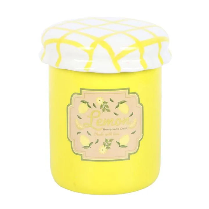 CLEARANCE Lemon Curd Jar Red Ceramic Wax Warmer