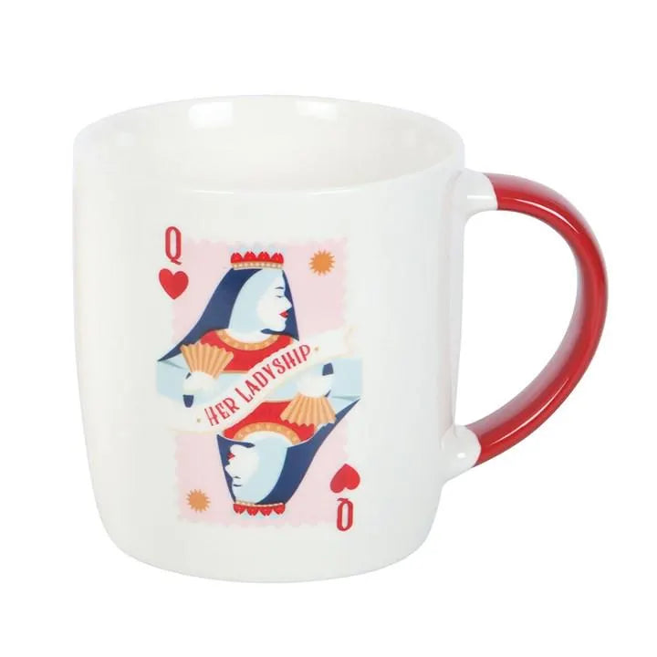 CLEARANCE Her Ladyship Playing Card Ceramic Mug