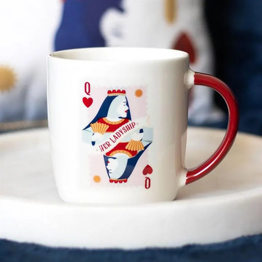 CLEARANCE Her Ladyship Playing Card Ceramic Mug