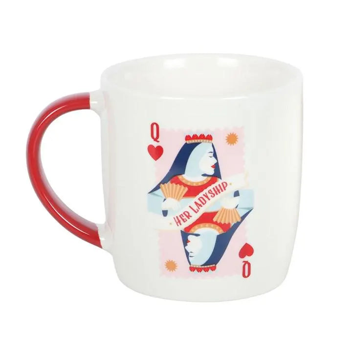 CLEARANCE Her Ladyship Playing Card Ceramic Mug
