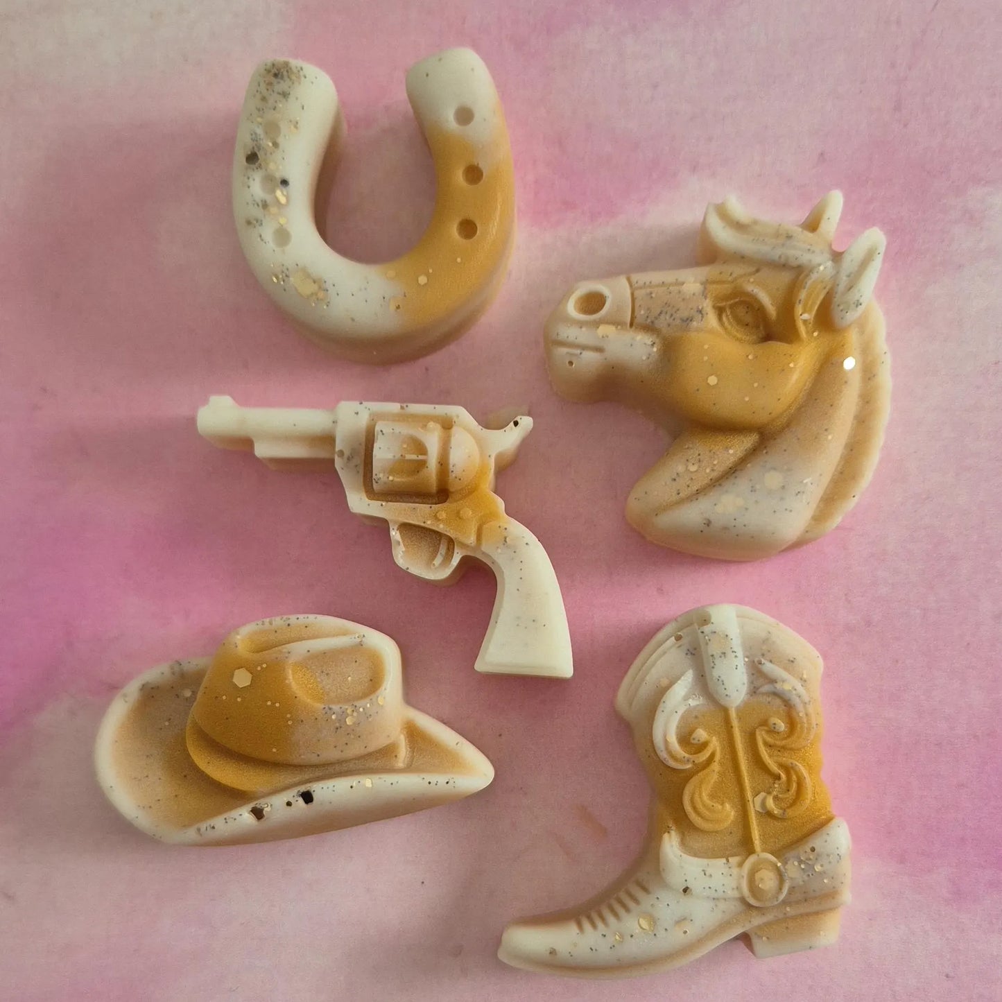 CLEARANCE White Chocolate Wax Melt Cowgirl Shapes