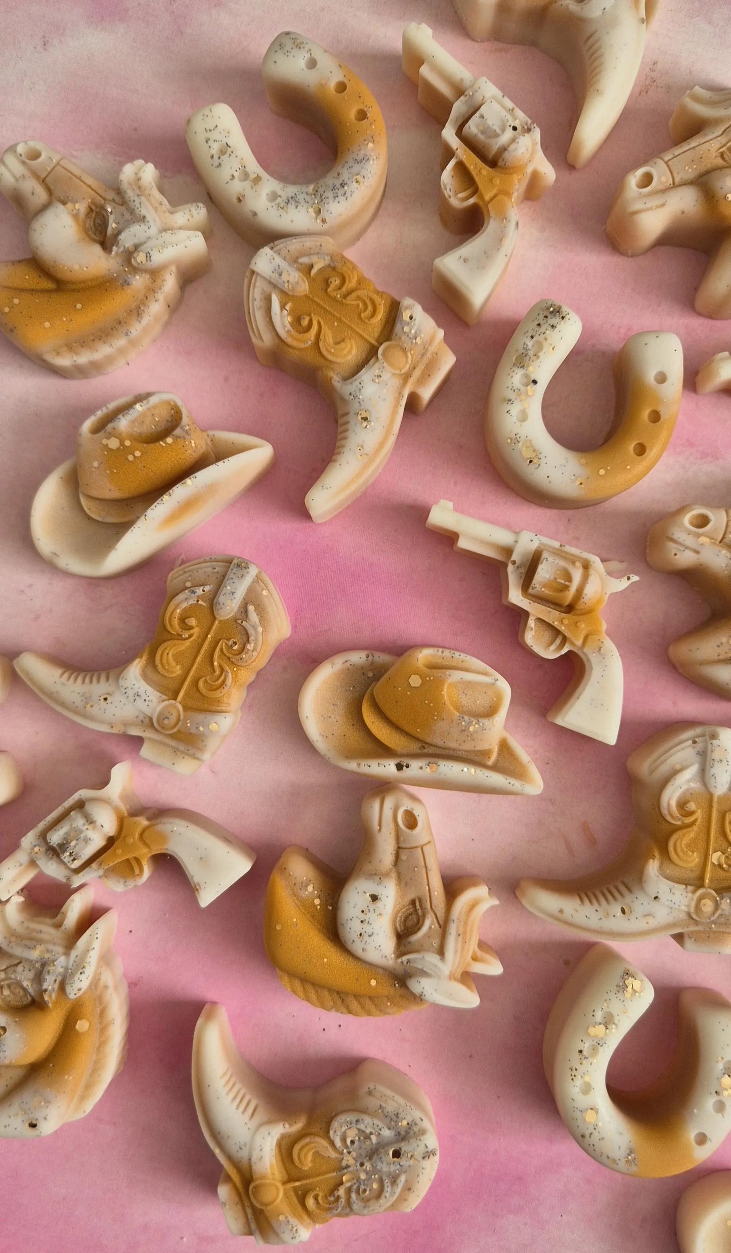 CLEARANCE White Chocolate Wax Melt Cowgirl Shapes