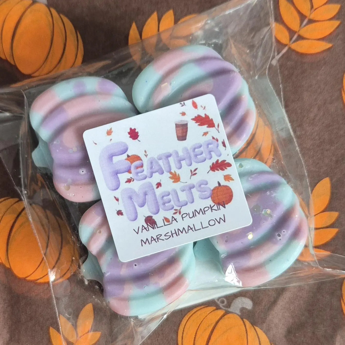 CLEARANCE Vanilla Pumpkin Marshmallow Wax Melt Pumpkins