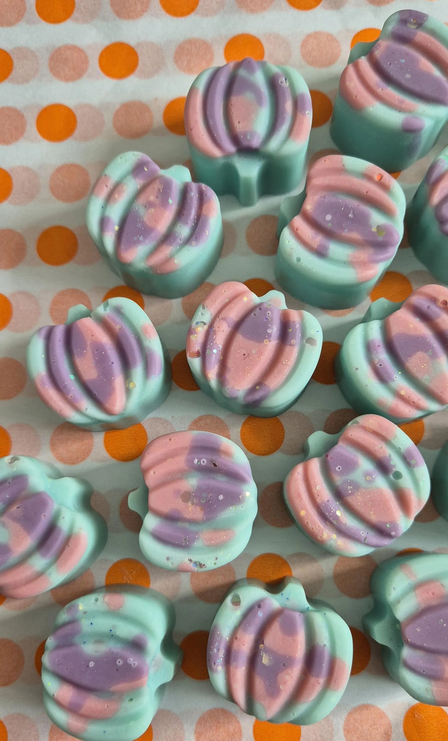 CLEARANCE Vanilla Pumpkin Marshmallow Wax Melt Pumpkins