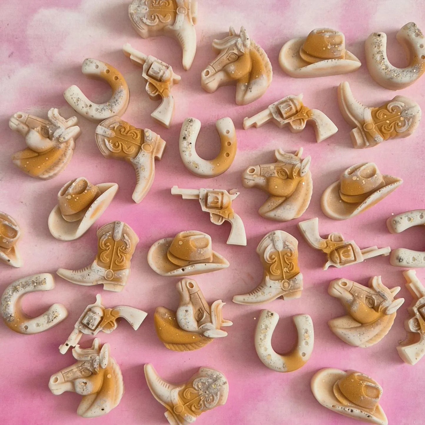 CLEARANCE White Chocolate Wax Melt Cowgirl Shapes